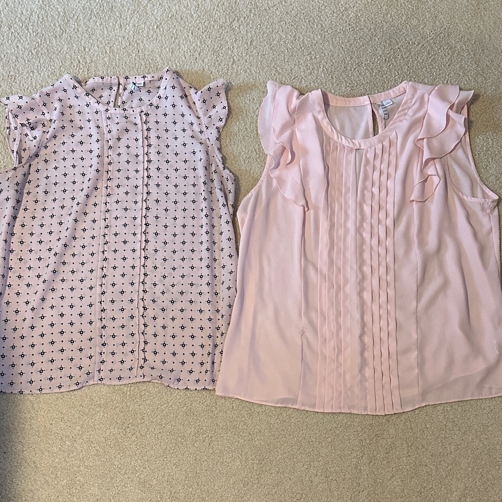LOT OF 2 Elle blouse women’s large